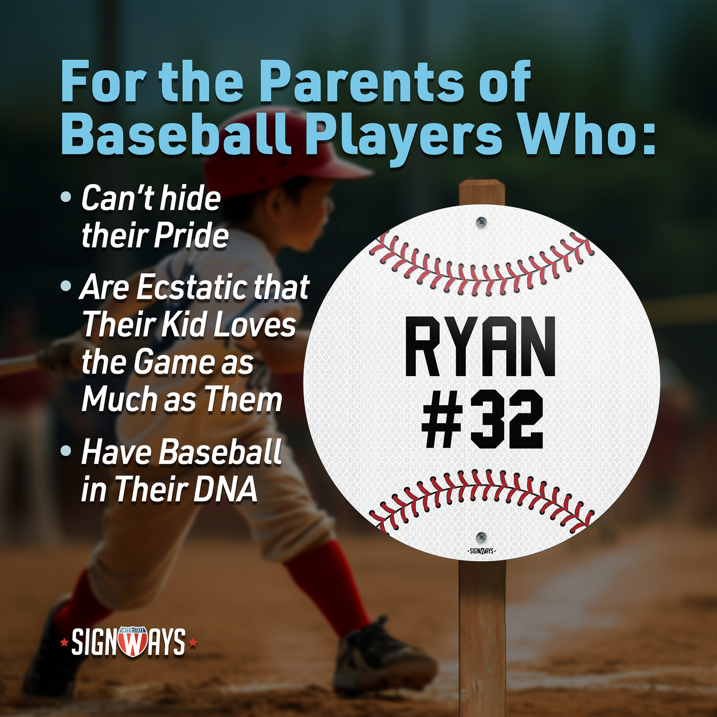 Baseball Wall Decor | Personalized Name Sign, Custom Metal Signs Outdoor