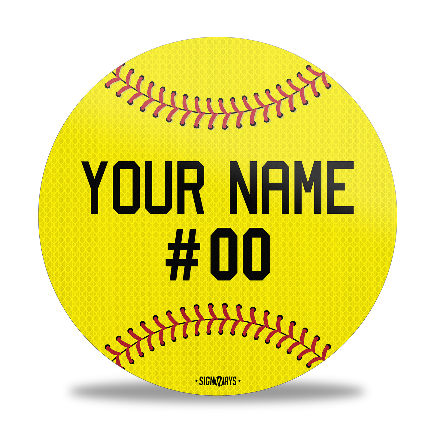 Softball Room Decor, Yard Signs | Personalized Name Sign, Custom Metal Signs Outdoor