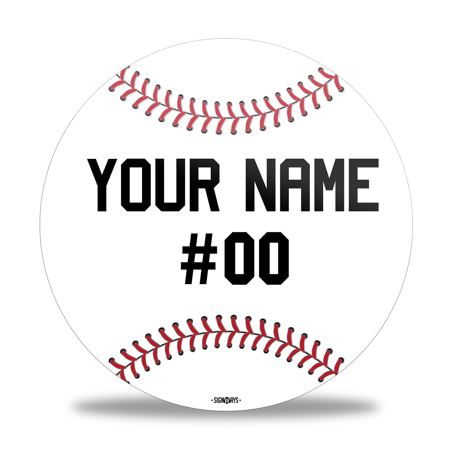 Baseball Wall Decor | Personalized Name Sign, Custom Metal Signs Outdoor