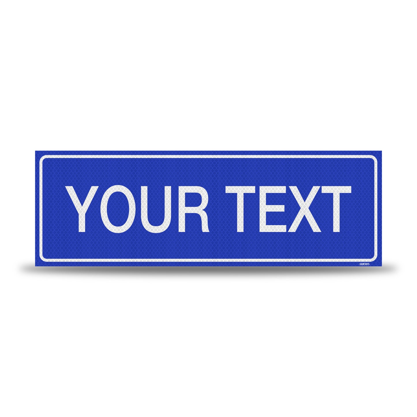 Custom Street Signs | Private Road Sign | Double-Sided | Made in USA 24” x 8