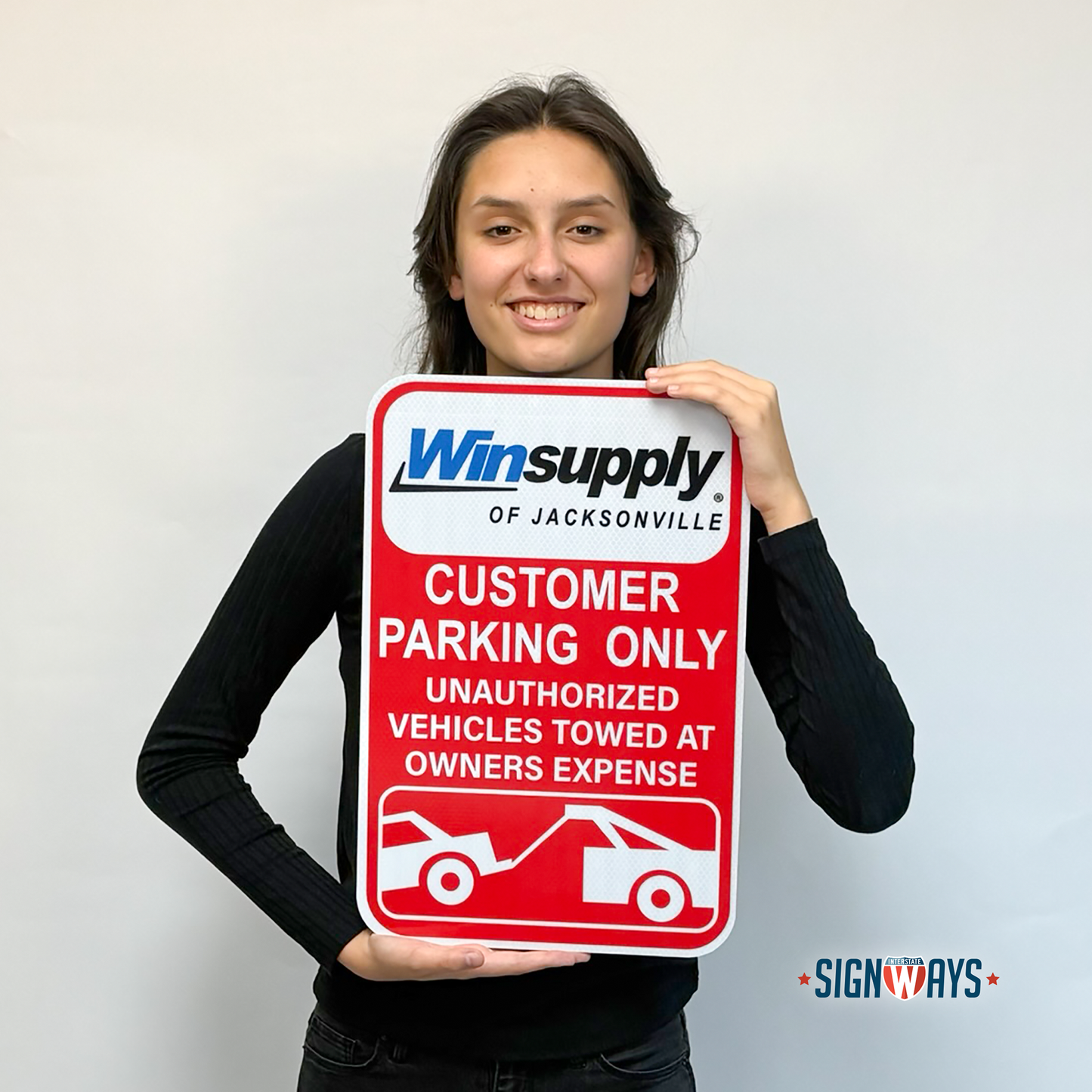 Custom Customer Parking Only Sign