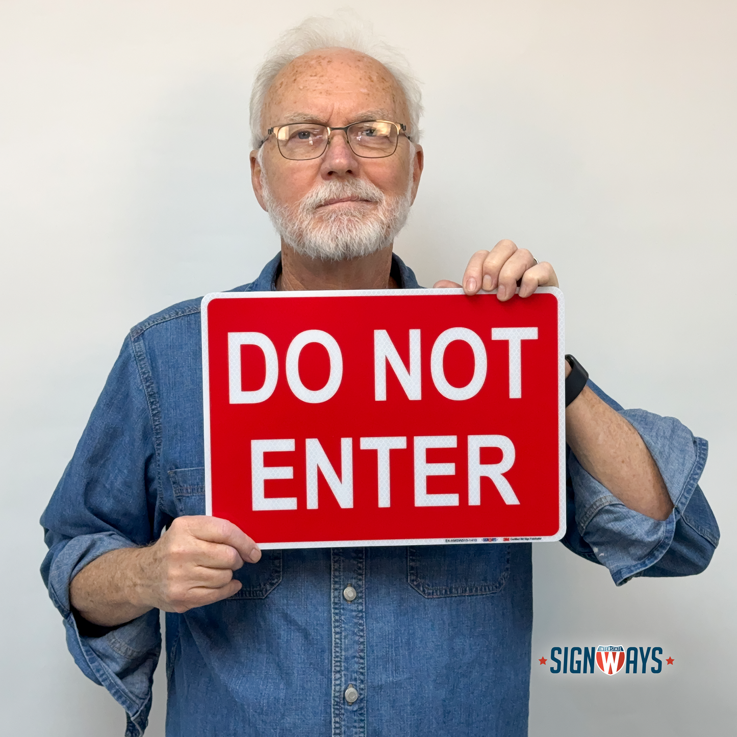 Do Not Enter Sign Red | Do Not Enter Signs Outdoor | 3M Grade Aluminum Reflective | Made in USA | 10" x 14"
