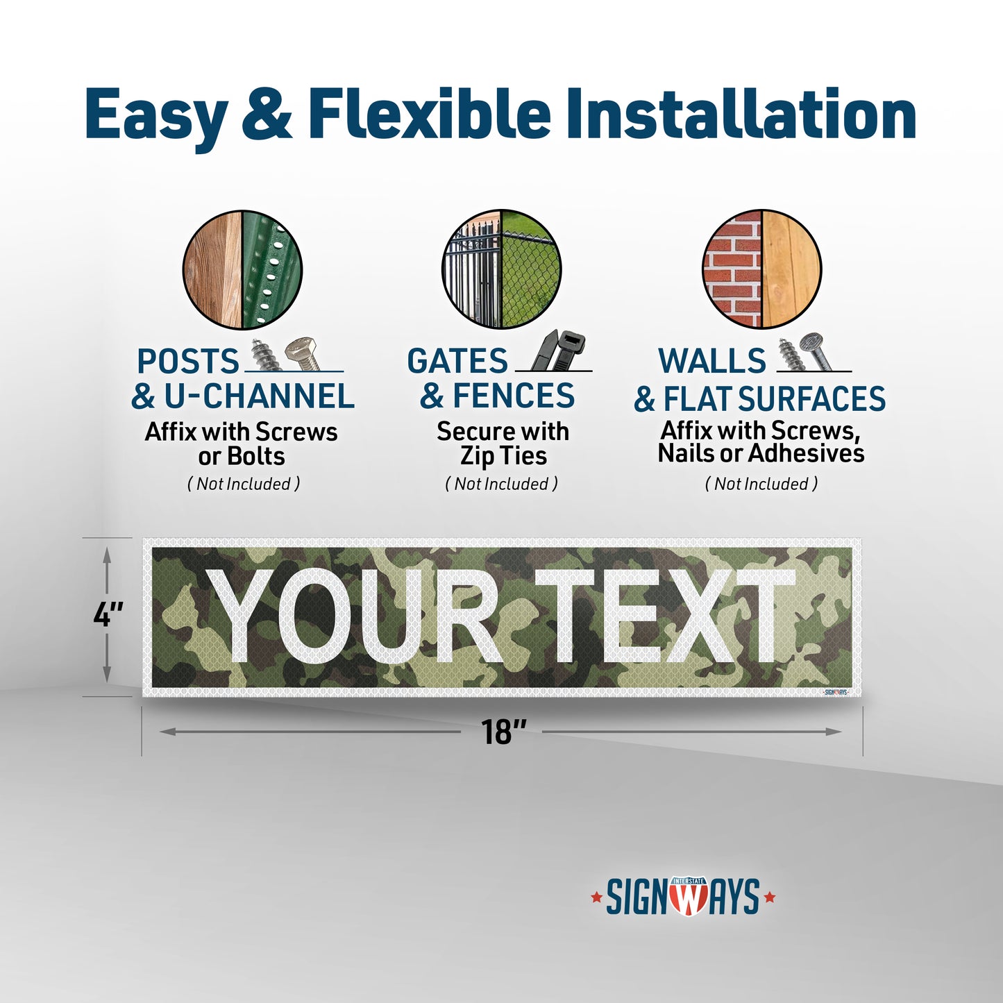 SignWays Personalized Street Signs | Custom Street Signs | Select Color, Design, Text