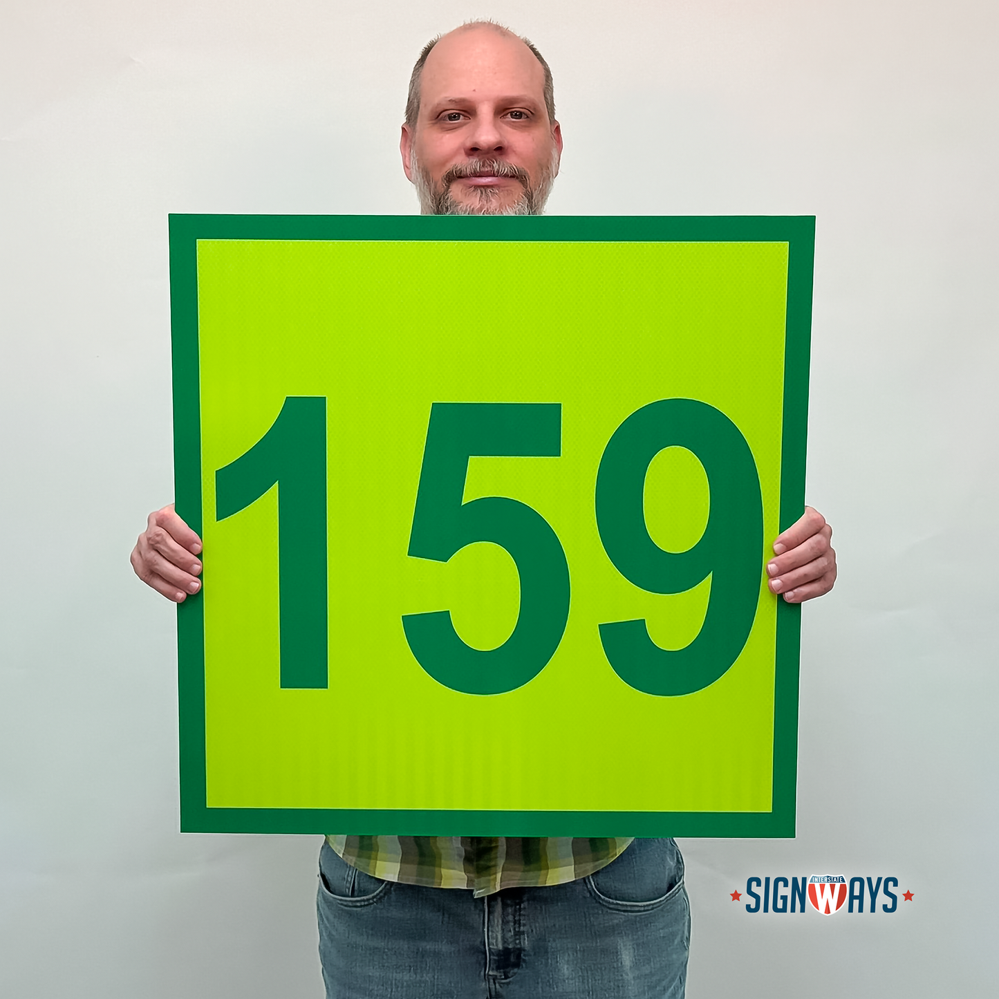 Channel Marker Sign, Green 24” x 24” | Customizable Waterway Day Marker Day Beacon Sign for Boats, USGG