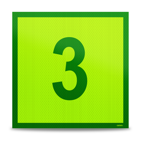 Channel Marker Sign, Green 24” x 24” | Customizable Waterway Day Marker Day Beacon Sign for Boats, USGG