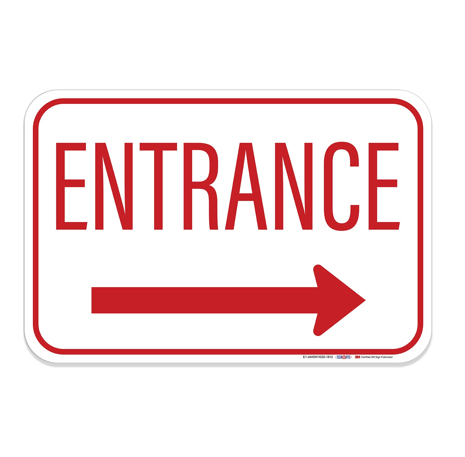 Interstate SignWays Entrance With Arrow Pointing Right Sign Signs By interstate-signways-entrance-with-arrow-pointing-right-sign-signs-by