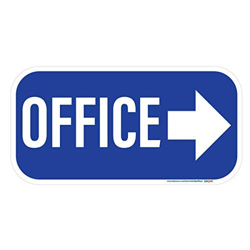 Office Arrow Pointing Right Sign