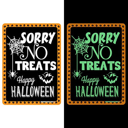 Sorry No Treats Happy Halloween Sign
