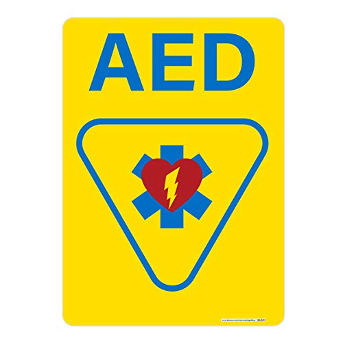 AED Automated External Defibrillator Location Sign