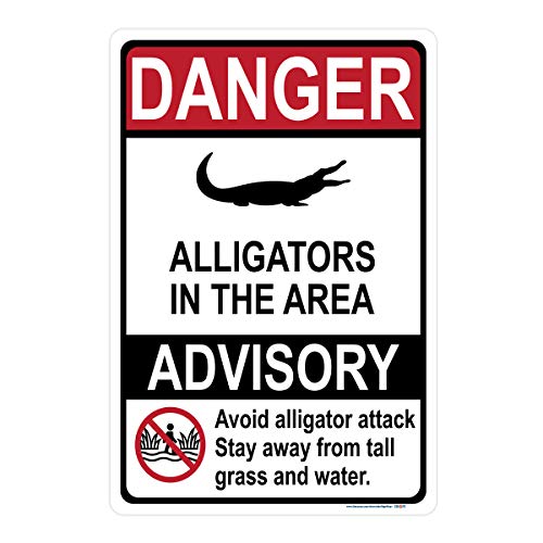 Danger, Alligators In This Area Sign