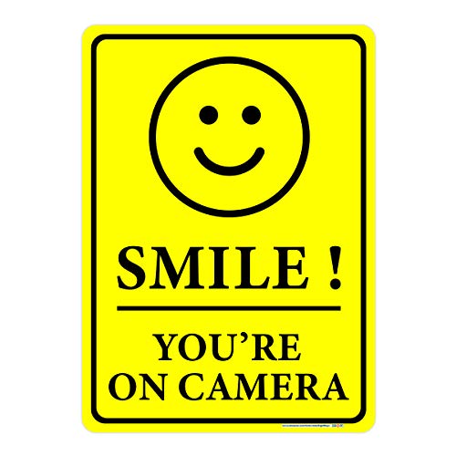 Smile! You're On Camera Sign