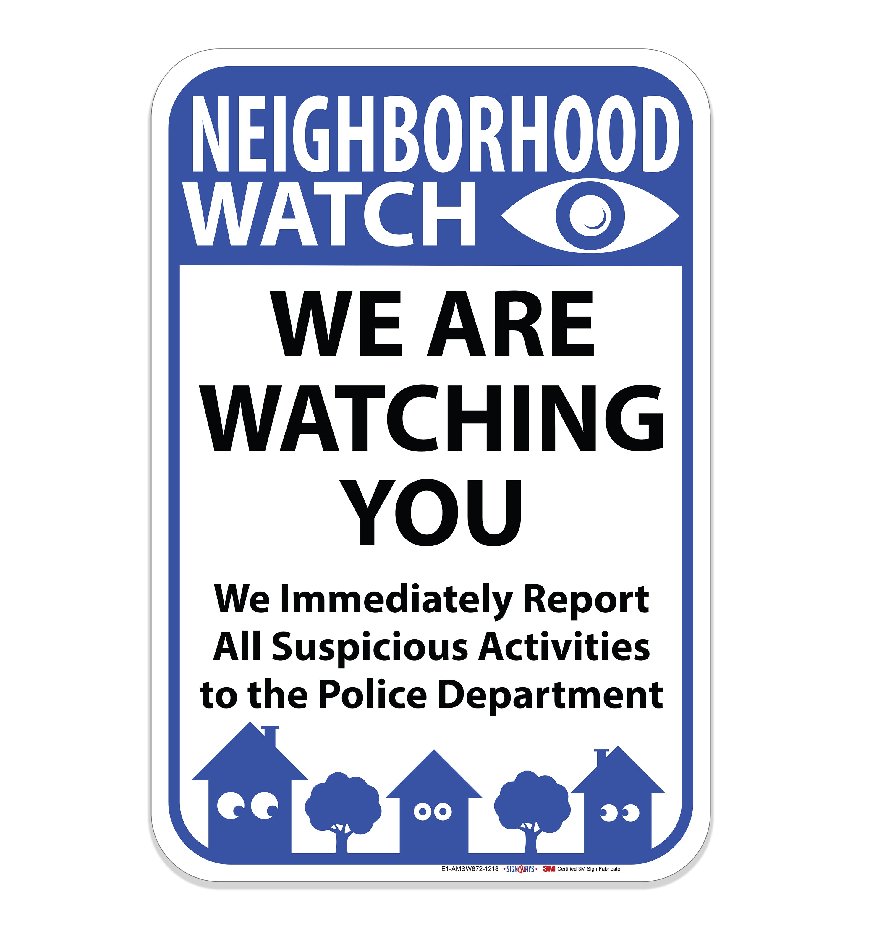 Interstate SignWays Neighborhood Watch Sign – Signs By SignWays