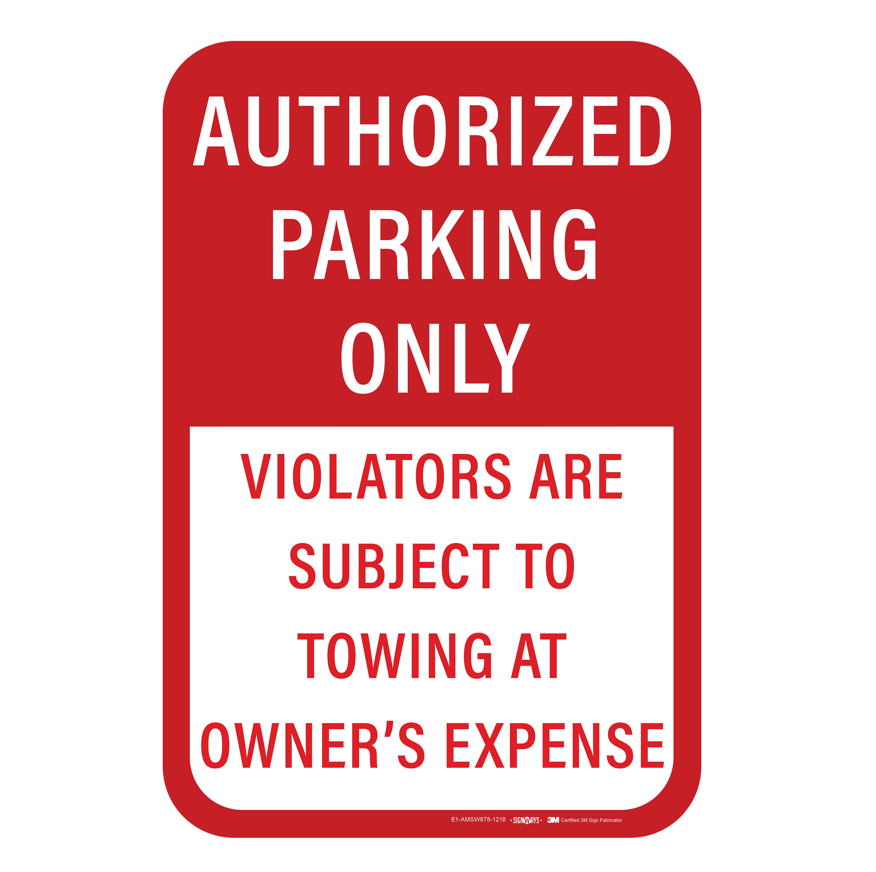 Museum Parking Only - All Others Towed Sign | Aluminum | Multiple Sizes | USA Made