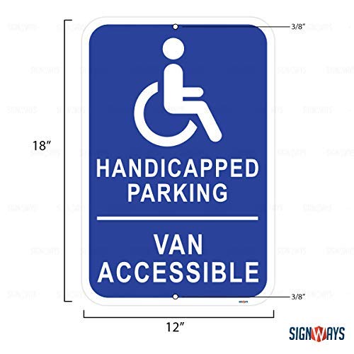 Handicapped Parking, Van Accessible Sign