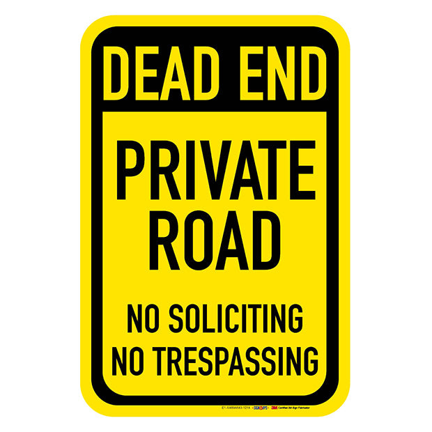 Dead End Road Signs