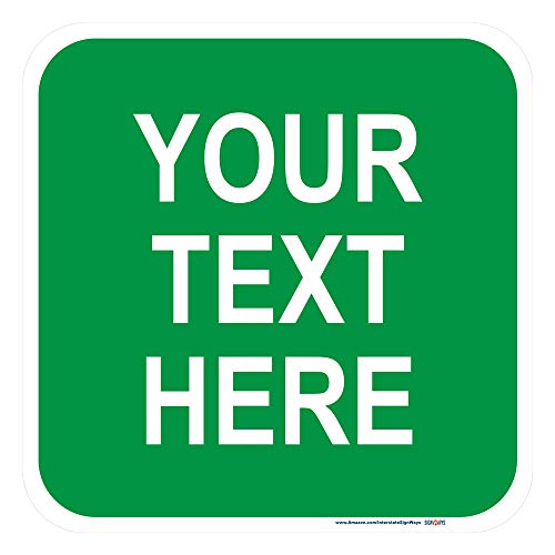 Signways, Solid Color Customizable Square SignHigh Quality Reflective ...