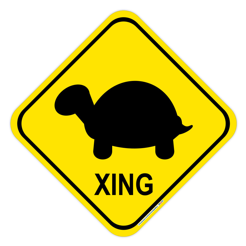 Us Turtle Sign Interstate SignWays Turtle Xing Sign – Signs By SignWays