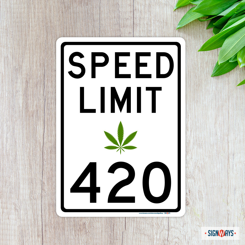 Speed Limit (Image) 420 Sign