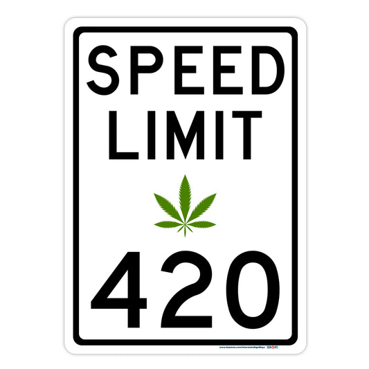 Speed Limit (Image) 420 Sign