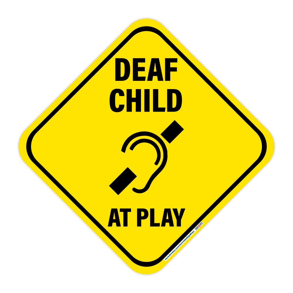 Deaf Awareness, Deaf Child At Play (symbol)