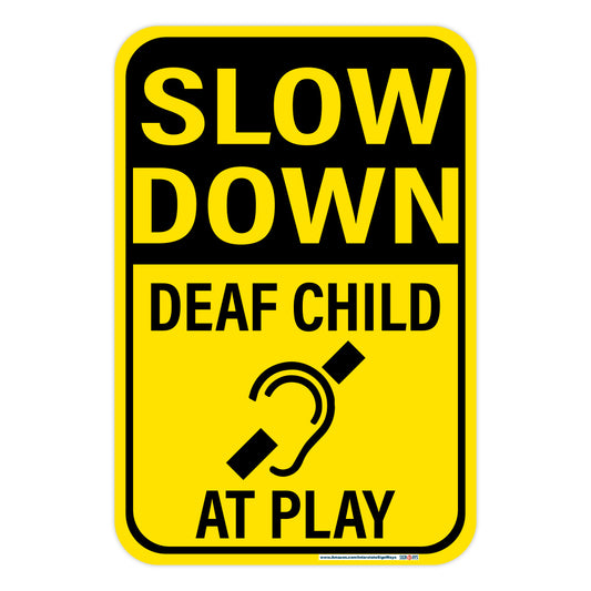 Slow Down, Deaf Child At Play