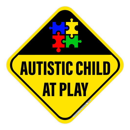 Puzzle Symbol Autistic Child At Play Sign