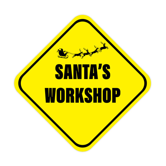Santas Workshop Sign