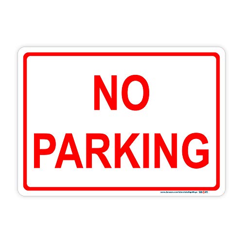 No Parking Horizontal Sign