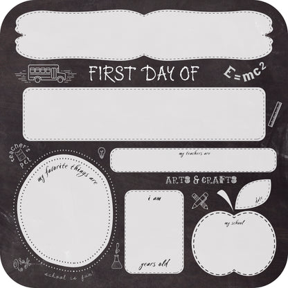 First Day of School Dry Erase Sign