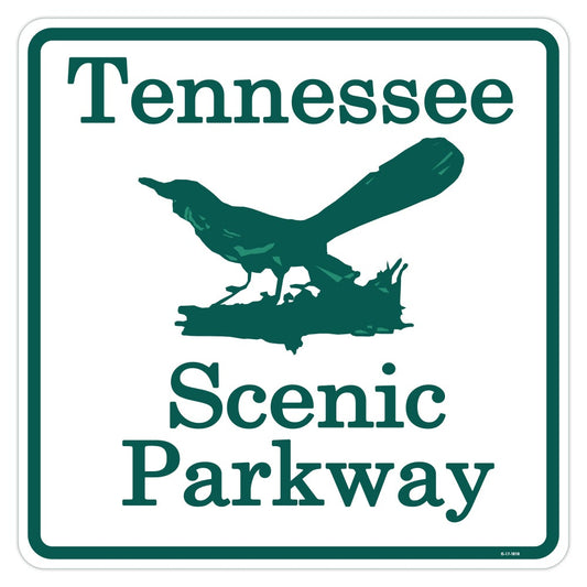 Tennessee Scenic Parkway Novelty Sign, Made in the USA