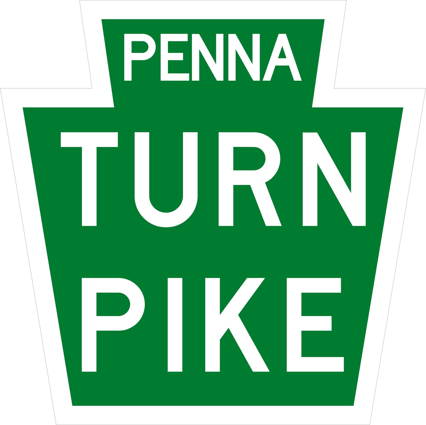 Penna Turnpike Novelty Sign, Made in the USA