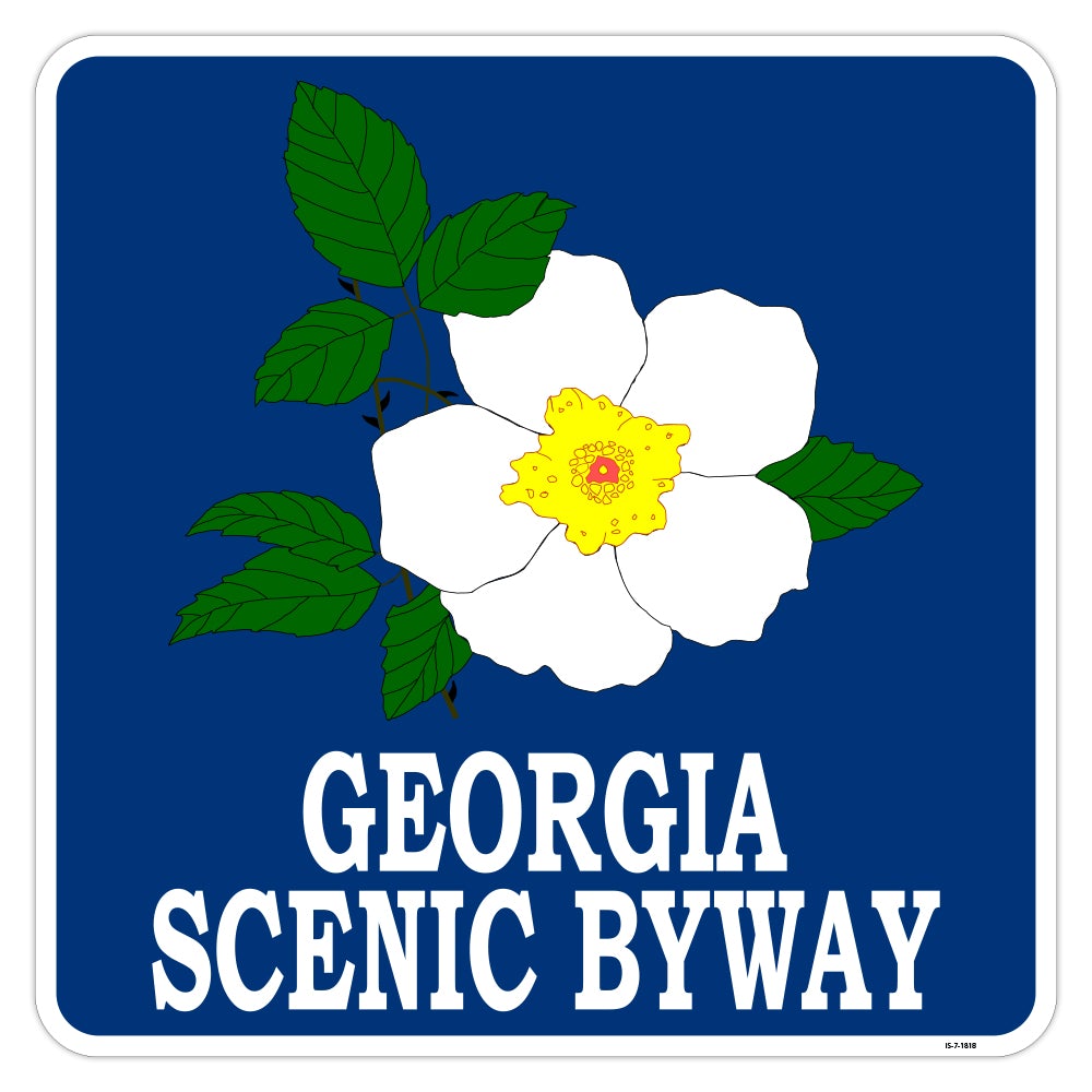 Georgia Scenic Byway Novelty Sign, Made in the USA