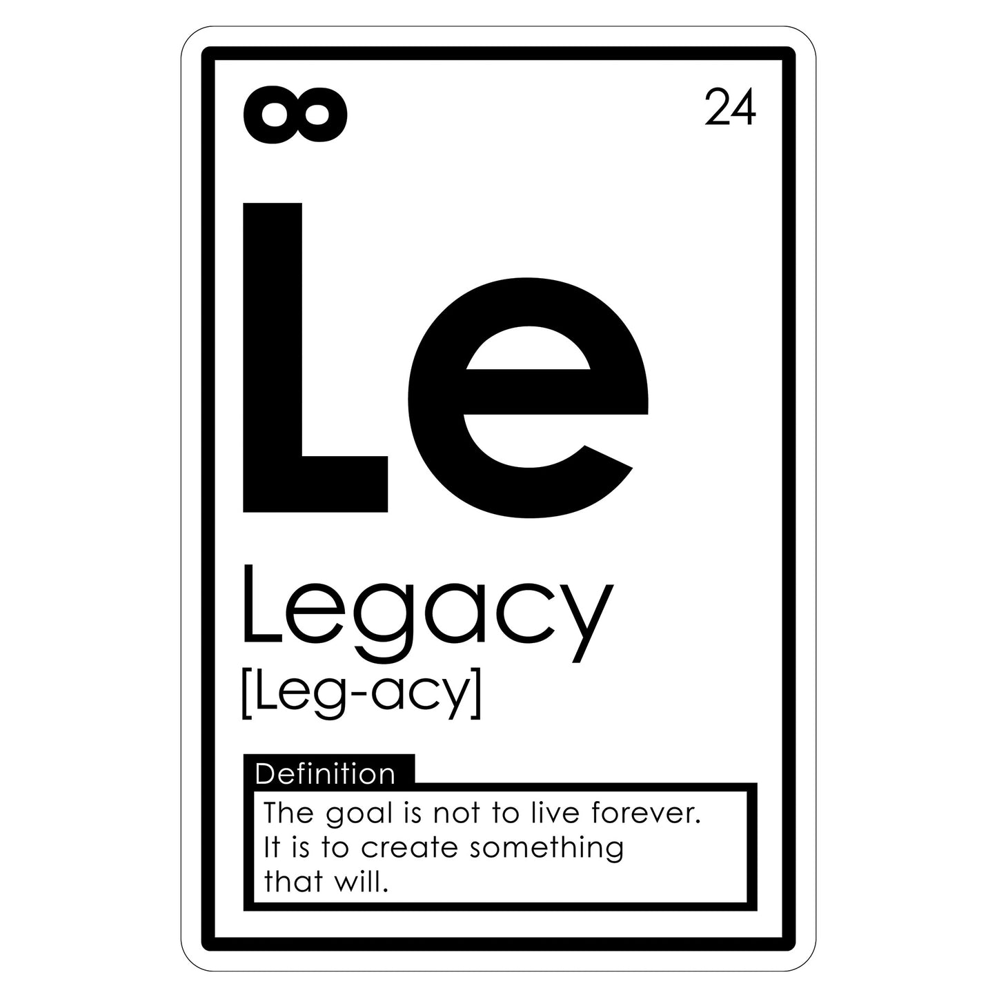 Elements of Success - Legacy Sign