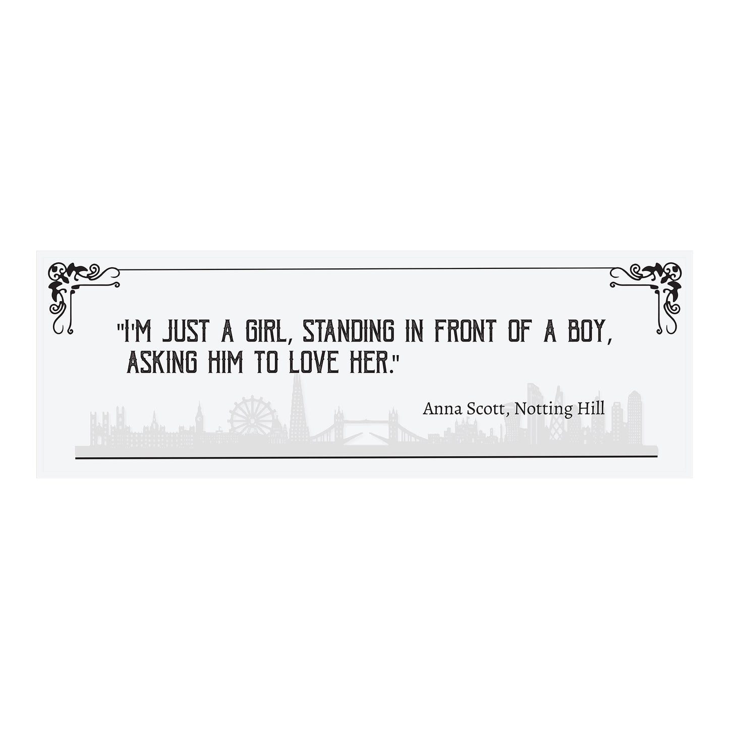 Valentines Day or Wedding Love Quote Sign