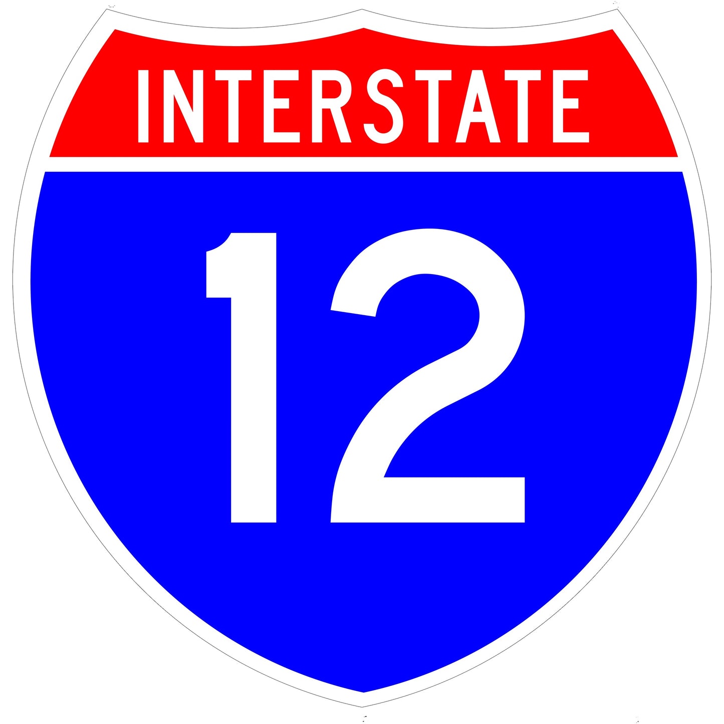 M1-1 Interstate Route Marker Shield, Customizable