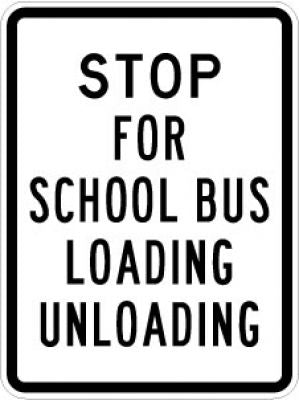 LR20-8 Stop For School Bus Loading Unloading