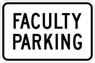 LR7-54 Faculty Parking
