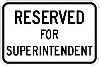 LR7-58 Reserved For Superintendent