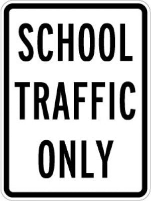 LR9-20 School Traffic Only