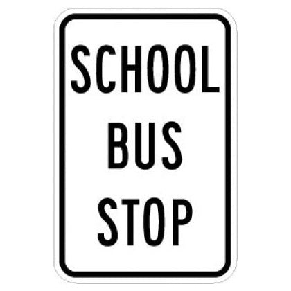 LW9-27 School Bus Stop