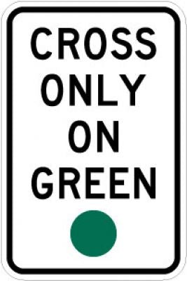 R10-1 Cross Only On Green (Green Circle)