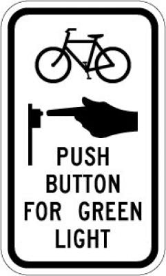 R10-24 (Symbol) Push Button For Green Light
