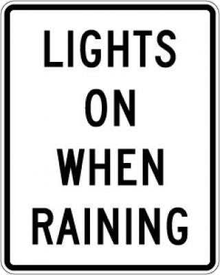 R16-6 Lights On When Raining