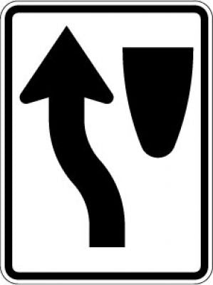 R4-8 Keep Left Symbol