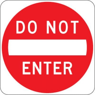 R5-1 Do Not Enter