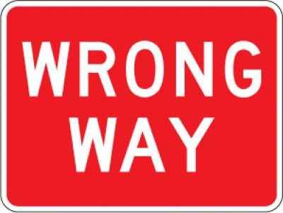 R5-1a Wrong Way