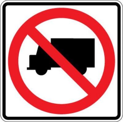 R5-2 No Trucks Symbol