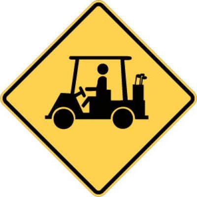 W11-11 Golf Cart Traffic