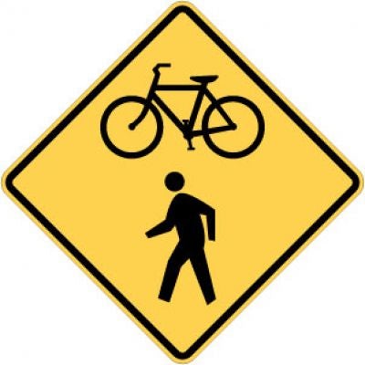 W11-15 Bicycle & Pedestrian Traffic