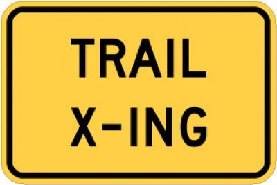 W11-15P Trail Crossing